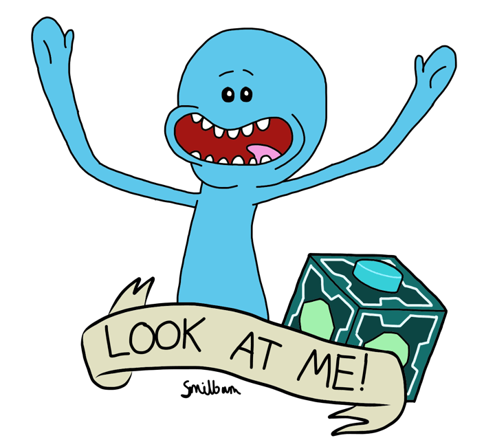 Mr. Meeseeks from Rick and Morty